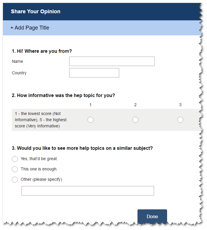 SurveyMonkey - insert survey link
