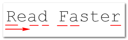 Serif fonts allow you to read faster