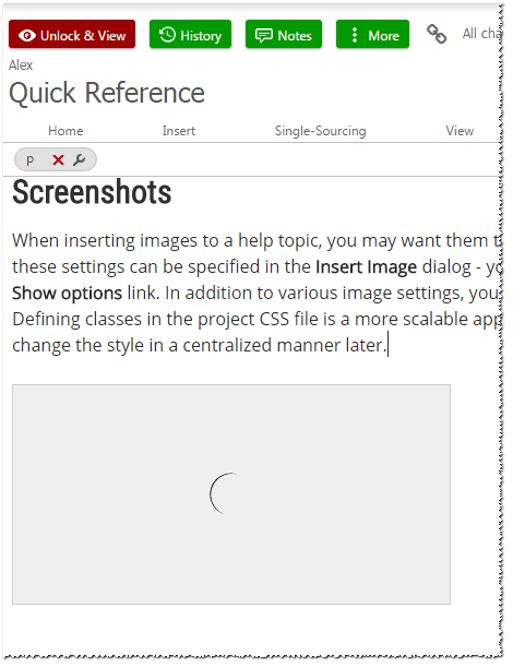 Paste images from screen capturing tools