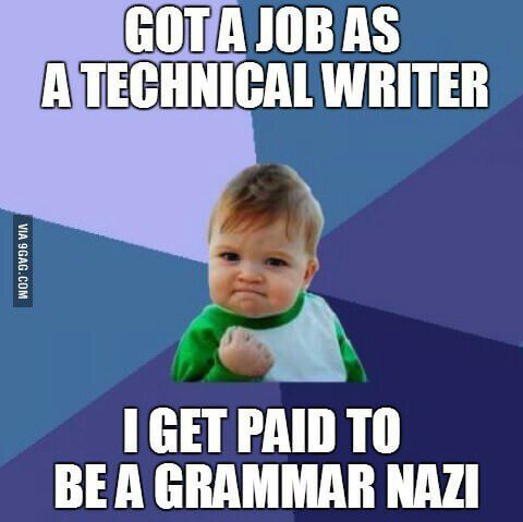 Get paid to be a grammar nazi