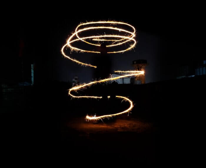 lighted spiral